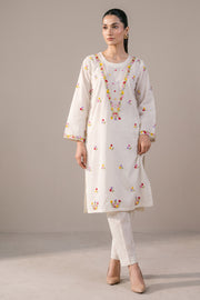 Ivory Embroidered Kurta Set - front